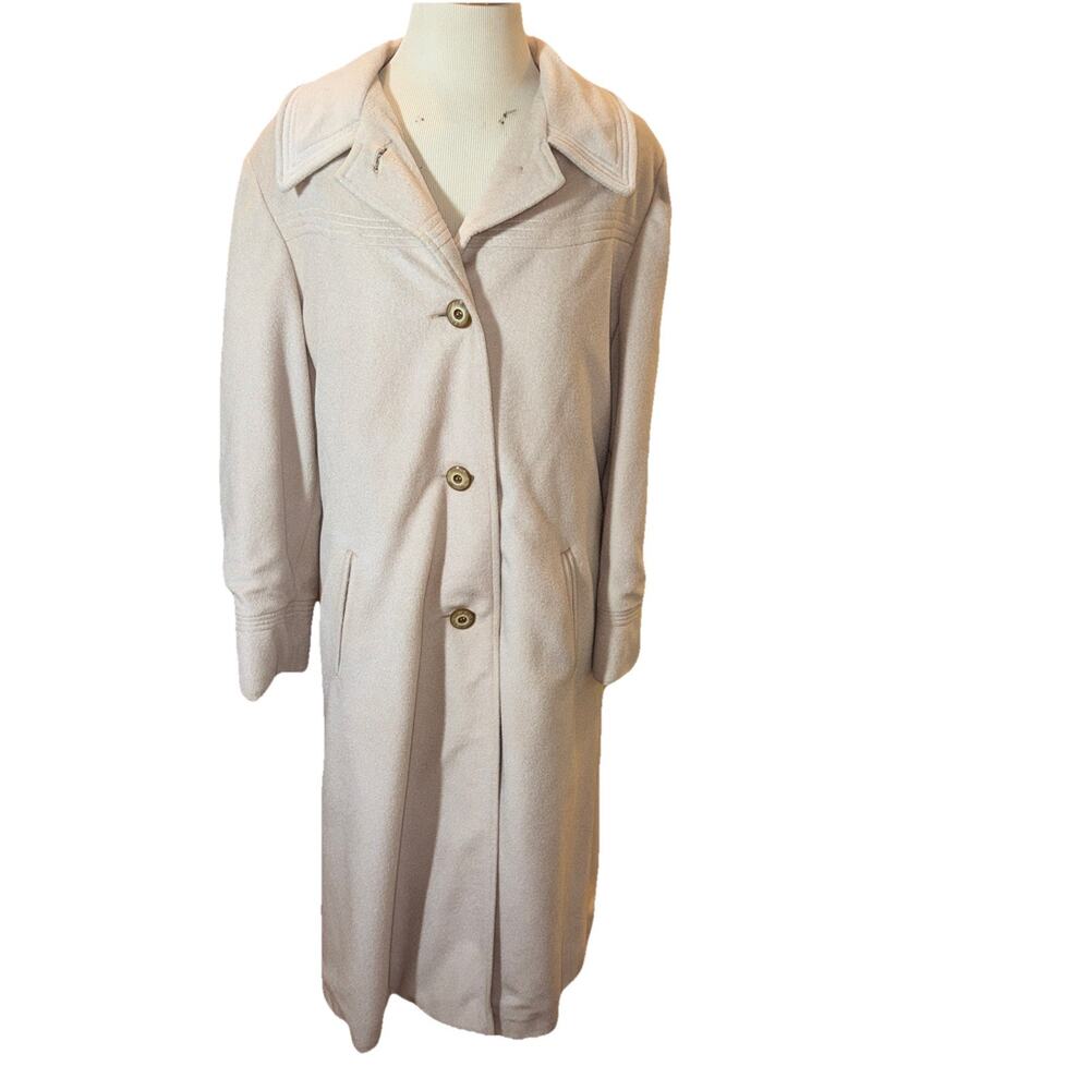 Vintage Cordana By Wellington Fashions Women’s Trench Coat Sz M Tan Coat